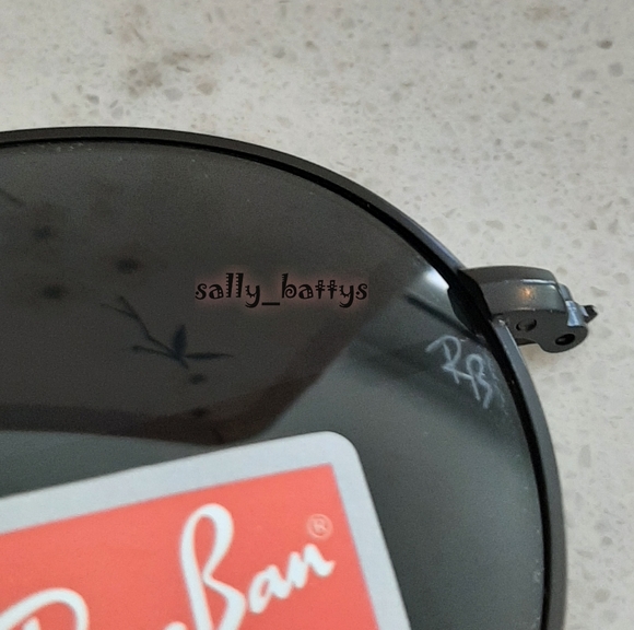 Ray-Ban (Store Display) Round Metal All Black RB3447 - Picture 10 of 15